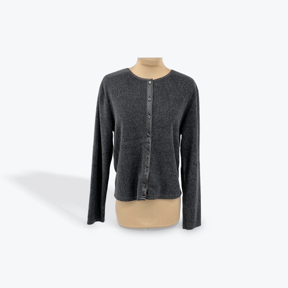 GAP Womens Charcoal Gray Button Front Cardigan Sweater Size‎ S